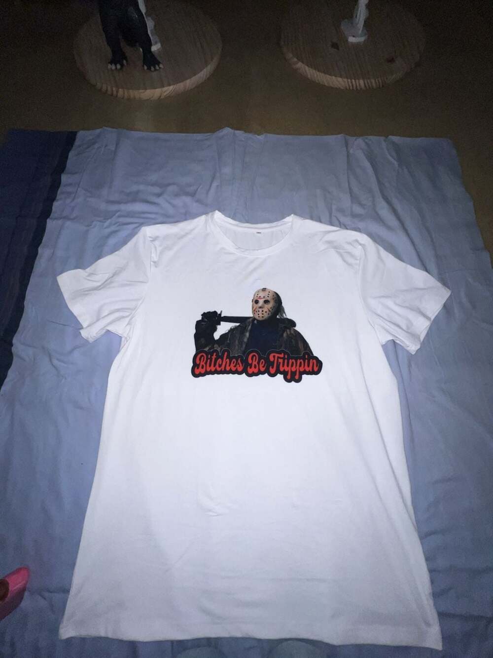 Jason Voorhees Bitches Be Trippin Graphic T-Shirt XL